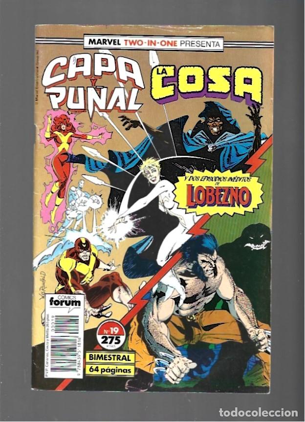 C&oacute;mics: Capa y Pu&ntilde;al / La Cosa 19, 1990, Forum, buen estado - Foto 1