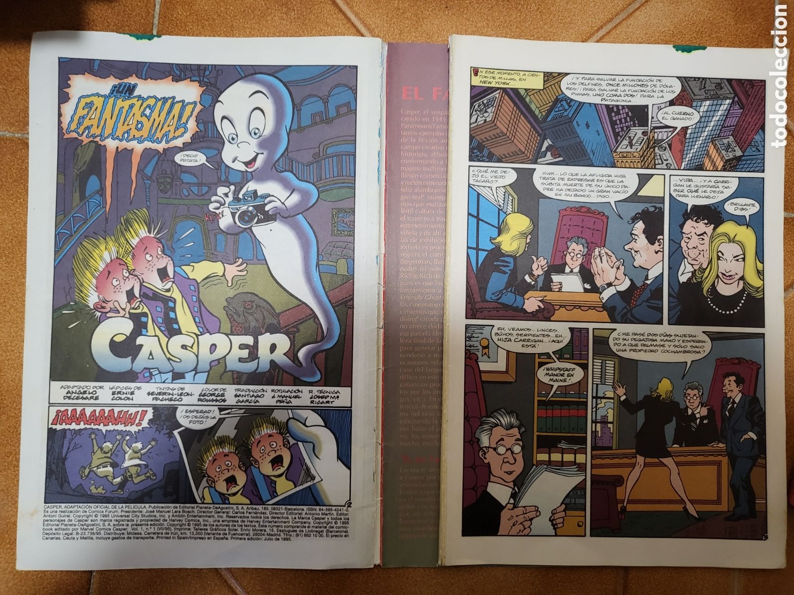 C&oacute;mics: CASPER ADAPTACION AL COMIC DE LA PELICULA DE SPIELBERG (FORUM) - 1995 - Foto 3