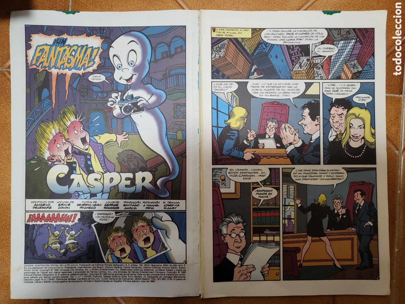 C&oacute;mics: CASPER ADAPTACION AL COMIC DE LA PELICULA DE SPIELBERG (FORUM) - 1995 - Foto 2