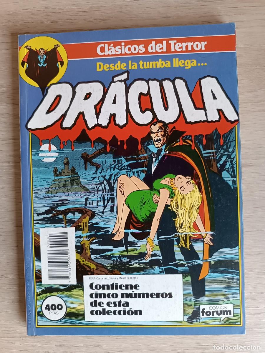 C&oacute;mics: Cl&aacute;sicos del Terror de DR&Aacute;CULA Retapado N&ordm; 1 al 5 C&oacute;mics Forum - Foto 1