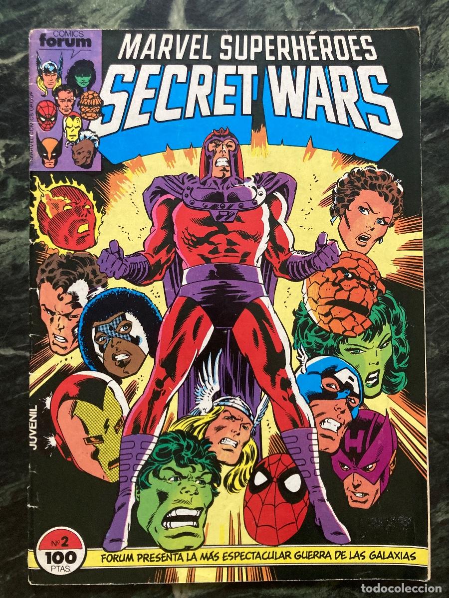 C&oacute;mics: MARVEL SUPERHEROES SECRET WARS CRISIS INTERNA COMICS FORUM #2 y 3 1&ordf; EDICI&Oacute;N - Foto 5
