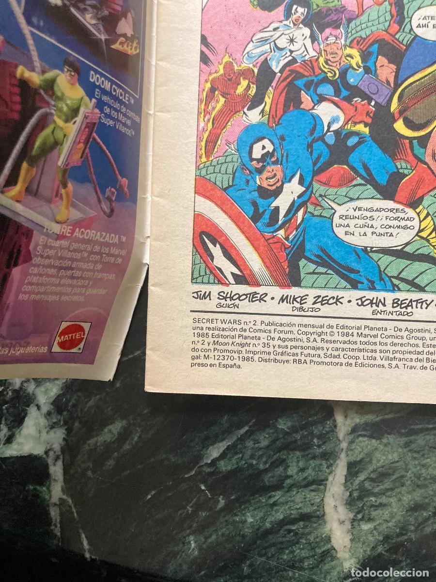 C&oacute;mics: MARVEL SUPERHEROES SECRET WARS CRISIS INTERNA COMICS FORUM #2 y 3 1&ordf; EDICI&Oacute;N - Foto 6