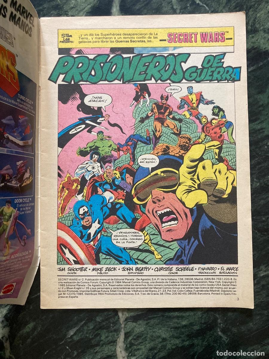 C&oacute;mics: MARVEL SUPERHEROES SECRET WARS CRISIS INTERNA COMICS FORUM #2 y 3 1&ordf; EDICI&Oacute;N - Foto 7