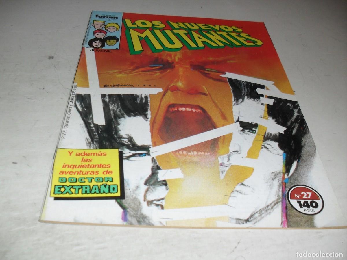 C&oacute;mics: LOS NUEVOS MUTANTES 27,(DE 65)DE COMPLEMENTO EL D.EXTRA&Ntilde;O,1986.LA 1&ordf;COLECCION DE FORUM. - Foto 1