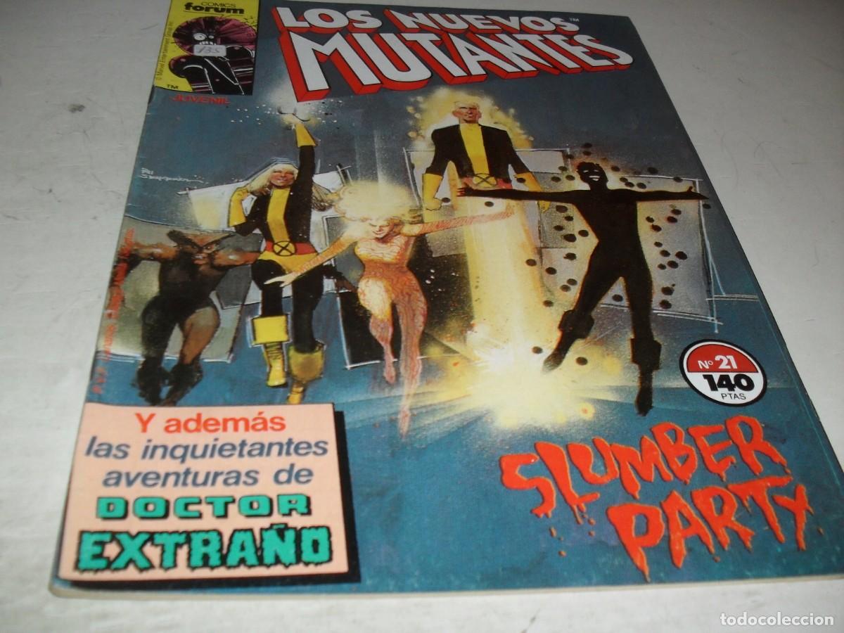C&oacute;mics: LOS NUEVOS MUTANTES 21,(DE 65)DE COMPLEMENTO EL D.EXTRA&Ntilde;O,1986.LA 1&ordf;COLECCION DE FORUM. - Foto 1