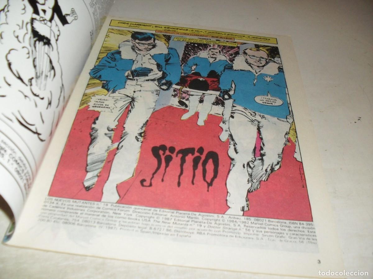 C&oacute;mics: LOS NUEVOS MUTANTES 19,(DE 65)DE COMPLEMENTO EL D.EXTRA&Ntilde;O,1986.LA 1&ordf;COLECCION DE FORUM. - Foto 2