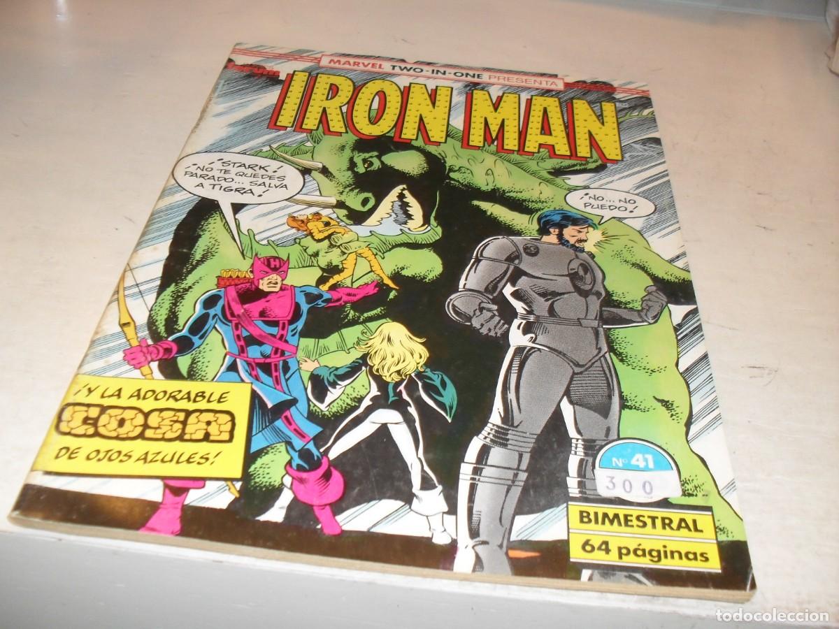 C&oacute;mics: IRON MAN 41,CON LA COSA DE COMPLEMENTO,(DE 58).FORUM,1985.LA 1&ordf;COLECCION DE FORUM - Foto 1