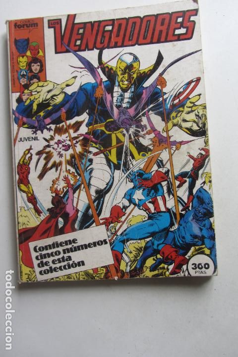 C&oacute;mics: LOS VENGADORES VOL I RETAPADO N&ordm; 22 23 24 25 FORUM ARX121