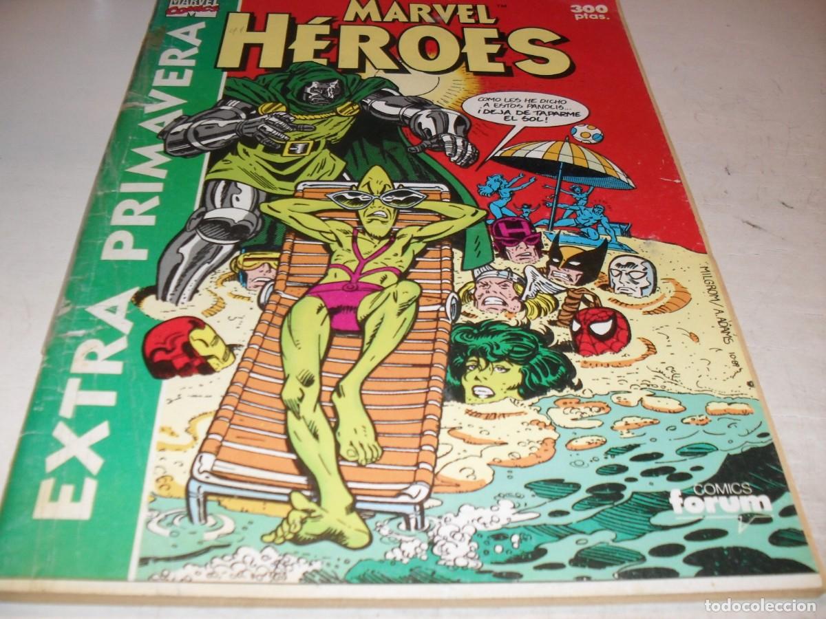C&oacute;mics: MARVEL HEROES EXTRA 11,(DE 17)PRIMAVERA 1991.FORUM.DE KIOSKO