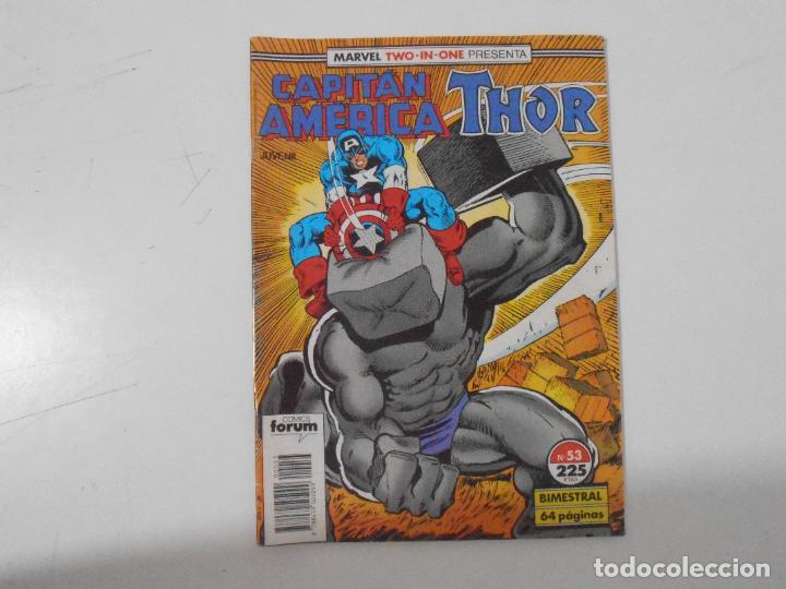 C&oacute;mics: COMIC, CAPITAN AMERICA THOR N&ordm; 53, FORUM - Foto 1