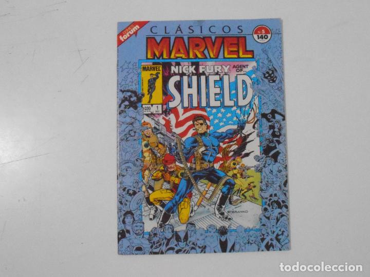 C&oacute;mics: COMIC, CLASICOS MARVEL, NICK FURY SHIELD, N&ordm;5, FORUM - Foto 1