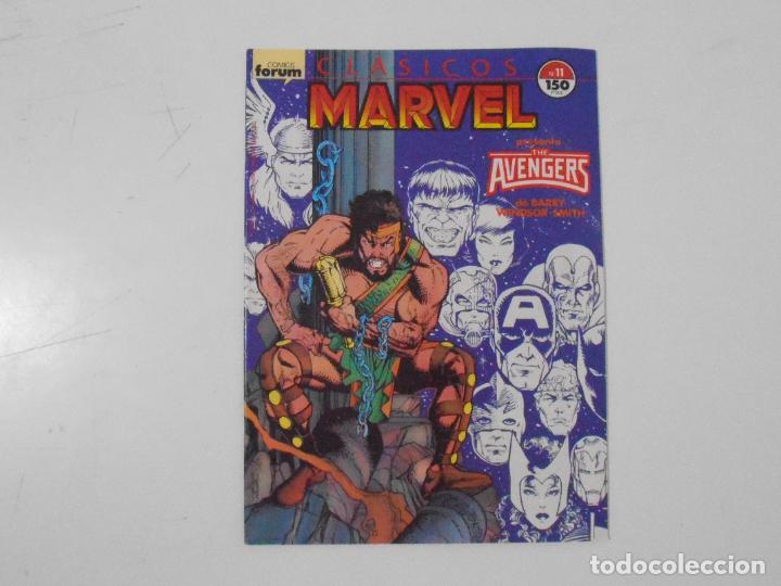 C&oacute;mics: COMIC, CLASICOS MARVEL AVENGERS, N&ordm;11 FORUM - Foto 1