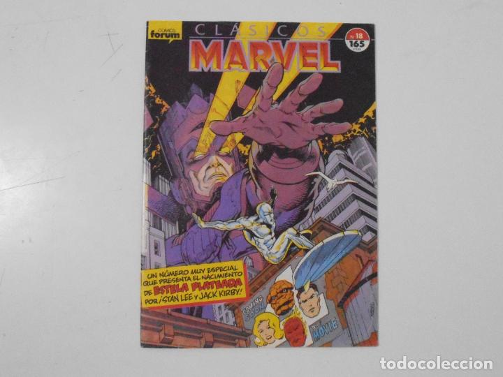 C&oacute;mics: COMIC, CLASICOS MARVEL ESTELA PLATEADA, N&ordm;18 FORUM - Foto 1