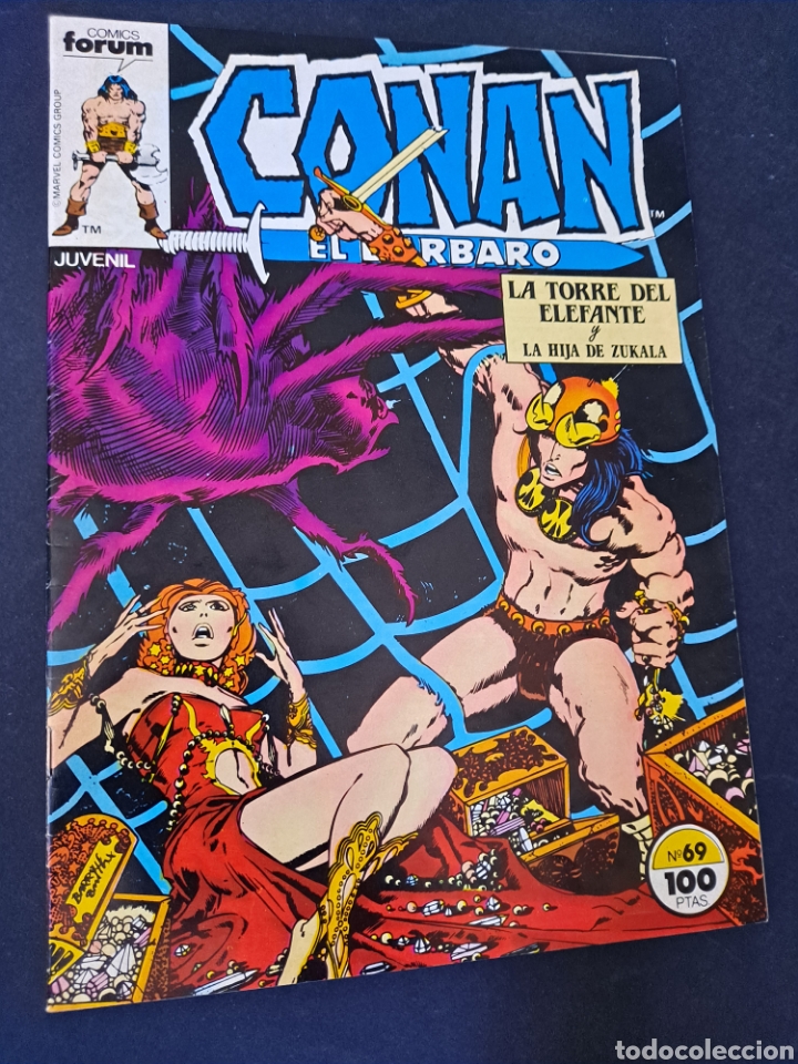 C&oacute;mics: EXCELENTE ESTADO CONAN EL BARBARO 69 FORUM COMICS GRAPA - Foto 1