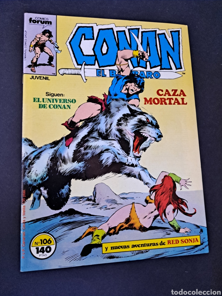 C&oacute;mics: EXCELENTE ESTADO CONAN EL BARBARO 106 FORUM COMICS GRAPA - Foto 1