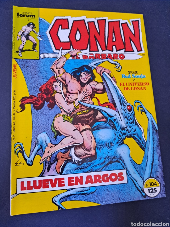 C&oacute;mics: EXCELENTE ESTADO CONAN EL BARBARO 104 FORUM COMICS GRAPA - Foto 1
