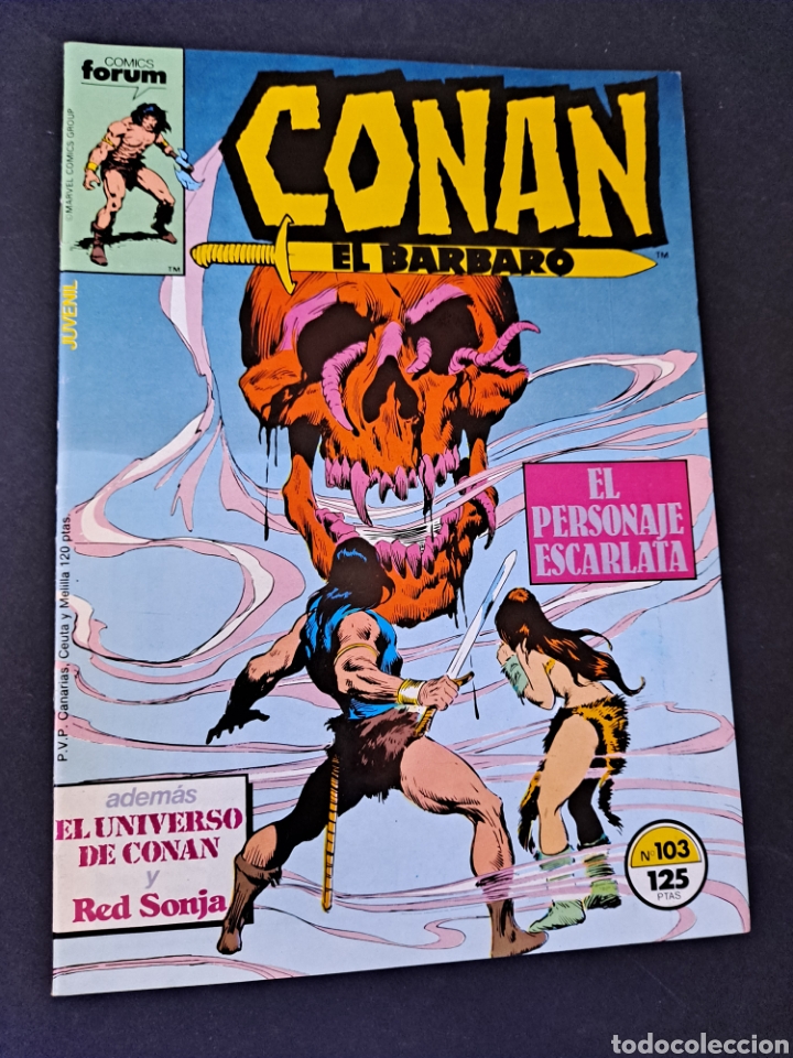 C&oacute;mics: EXCELENTE ESTADO CONAN EL BARBARO 103 FORUM COMICS GRAPA - Foto 1