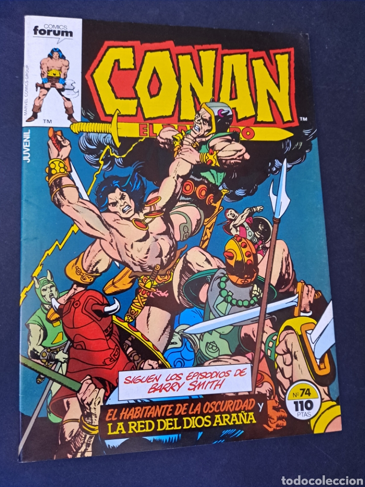 C&oacute;mics: EXCELENTE ESTADO CONAN EL BARBARO 74 FORUM COMICS GRAPA - Foto 1