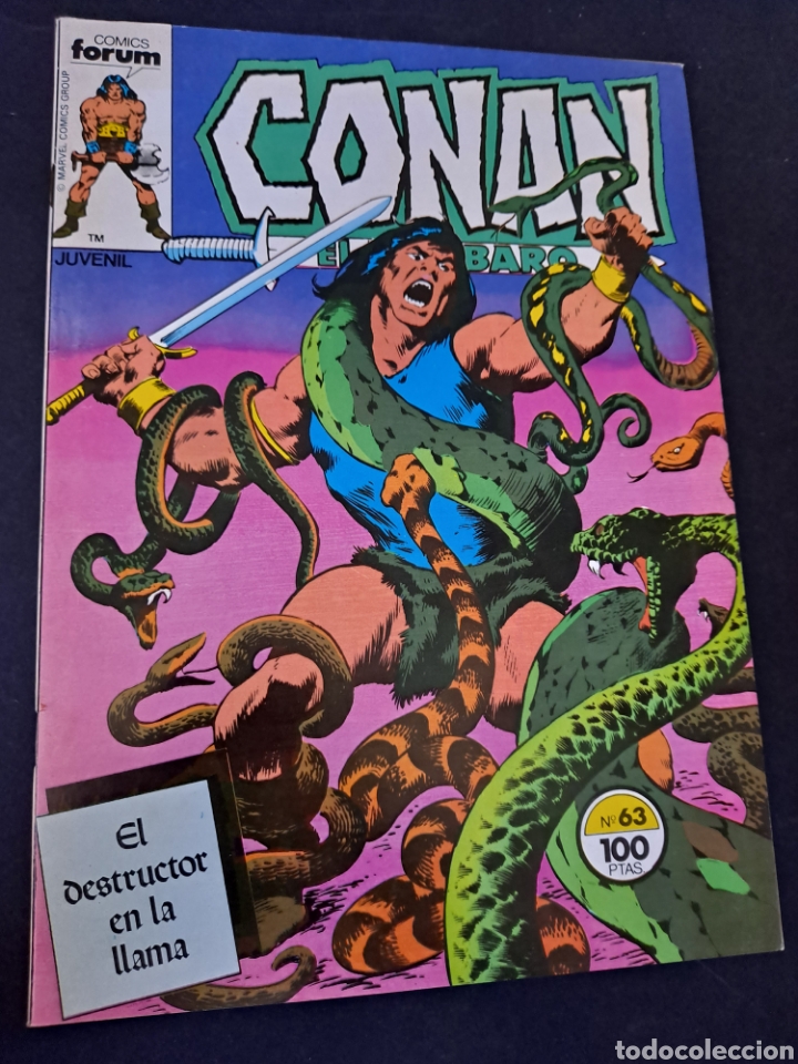 C&oacute;mics: EXCELENTE ESTADO CONAN EL BARBARO 63 FORUM COMICS GRAPA - Foto 1