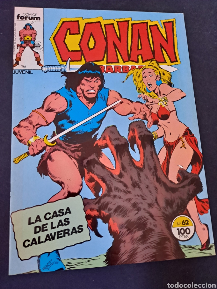 C&oacute;mics: EXCELENTE ESTADO CONAN EL BARBARO 62 FORUM COMICS GRAPA - Foto 1