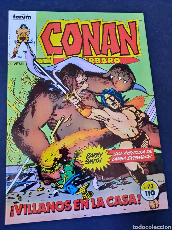 C&oacute;mics: EXCELENTE ESTADO CONAN EL BARBARO 73 FORUM COMICS GRAPA - Foto 1