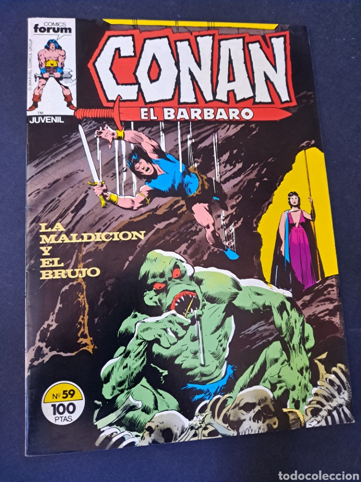 C&oacute;mics: EXCELENTE ESTADO CONAN EL BARBARO 59 FORUM COMICS GRAPA - Foto 1
