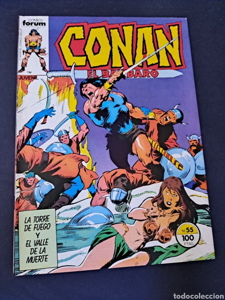 C&oacute;mics: EXCELENTE ESTADO CONAN EL BARBARO 55 FORUM COMICS GRAPA - Foto 1
