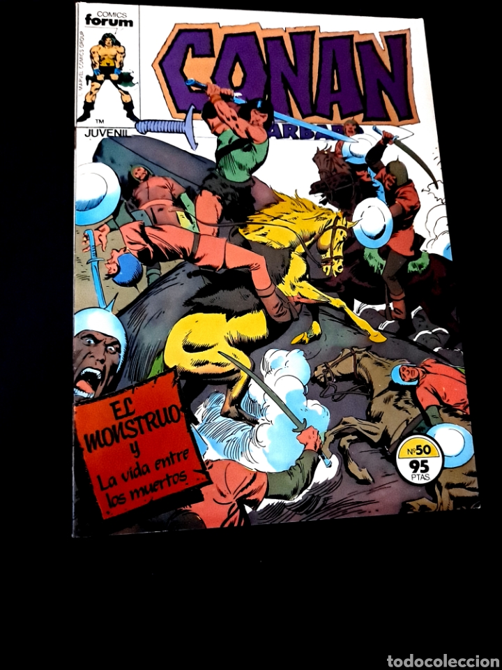 C&oacute;mics: EXCELENTE ESTADO CONAN EL BARBARO 50 FORUM COMICS GRAPA - Foto 1