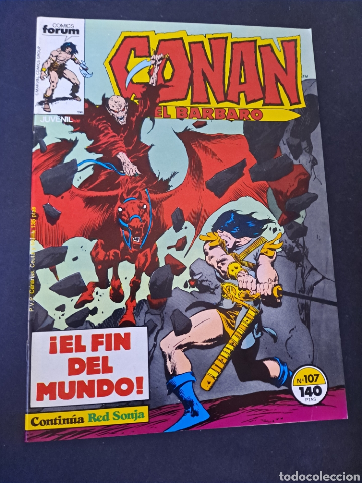 C&oacute;mics: EXCELENTE ESTADO CONAN EL BARBARO 107 FORUM COMICS GRAPA - Foto 1