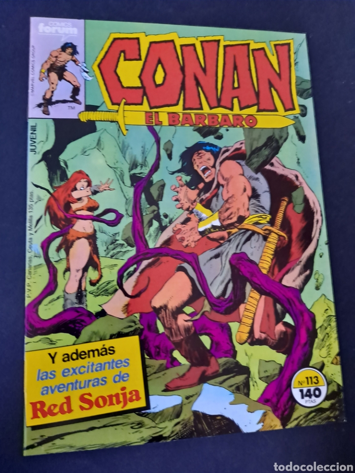 C&oacute;mics: EXCELENTE ESTADO CONAN EL BARBARO 113 FORUM COMICS GRAPA - Foto 1