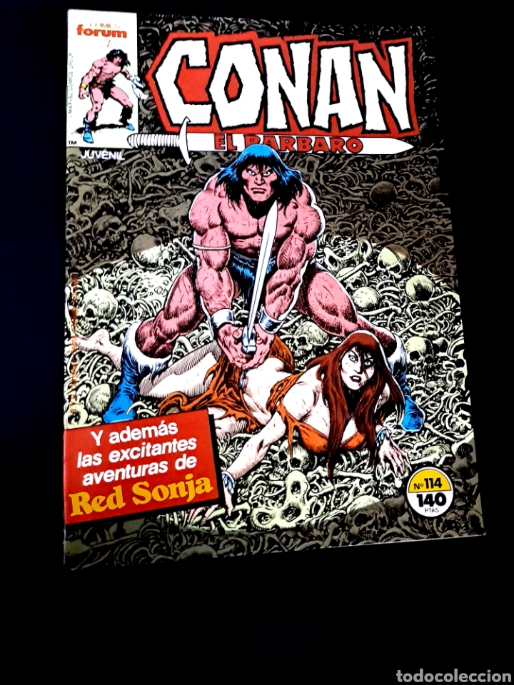 C&oacute;mics: EXCELENTE ESTADO CONAN EL BARBARO 114 FORUM COMICS GRAPA - Foto 1