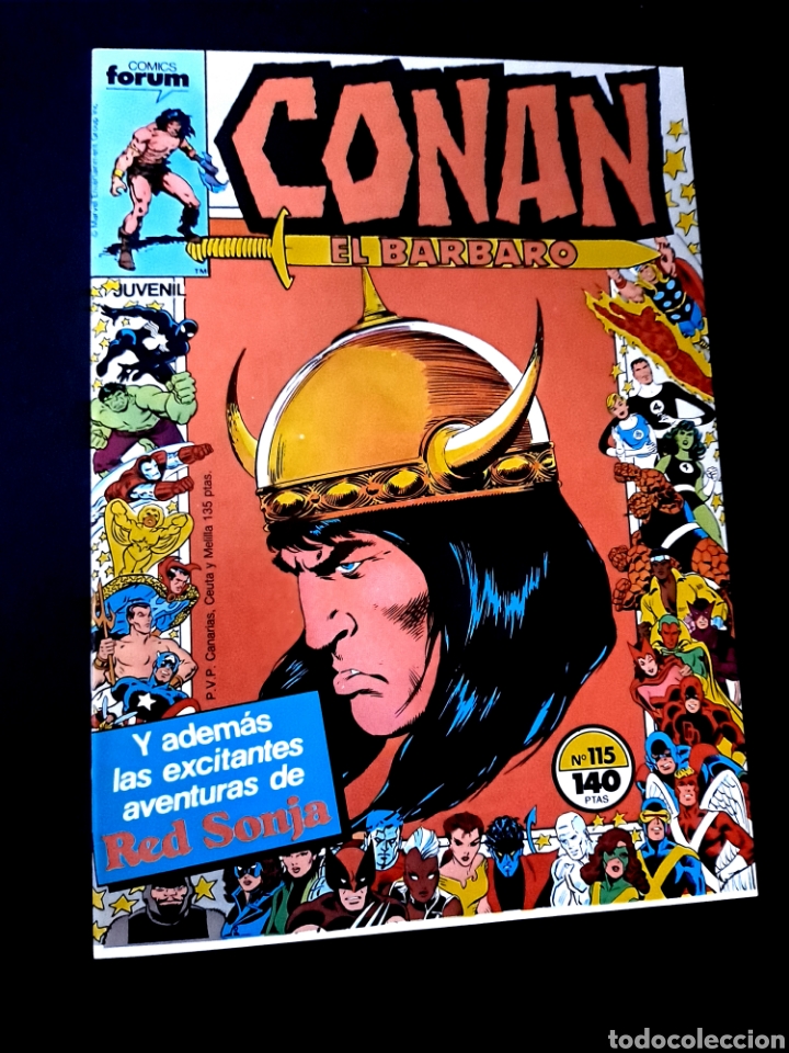 C&oacute;mics: EXCELENTE ESTADO CONAN EL BARBARO 115 FORUM COMICS GRAPA - Foto 1