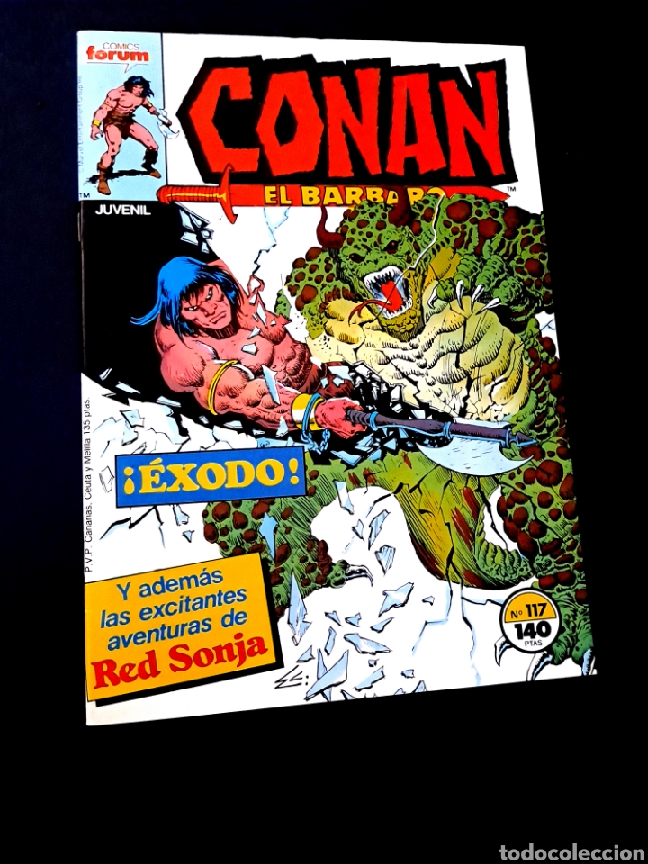 C&oacute;mics: EXCELENTE ESTADO CONAN EL BARBARO 117 FORUM COMICS GRAPA - Foto 1