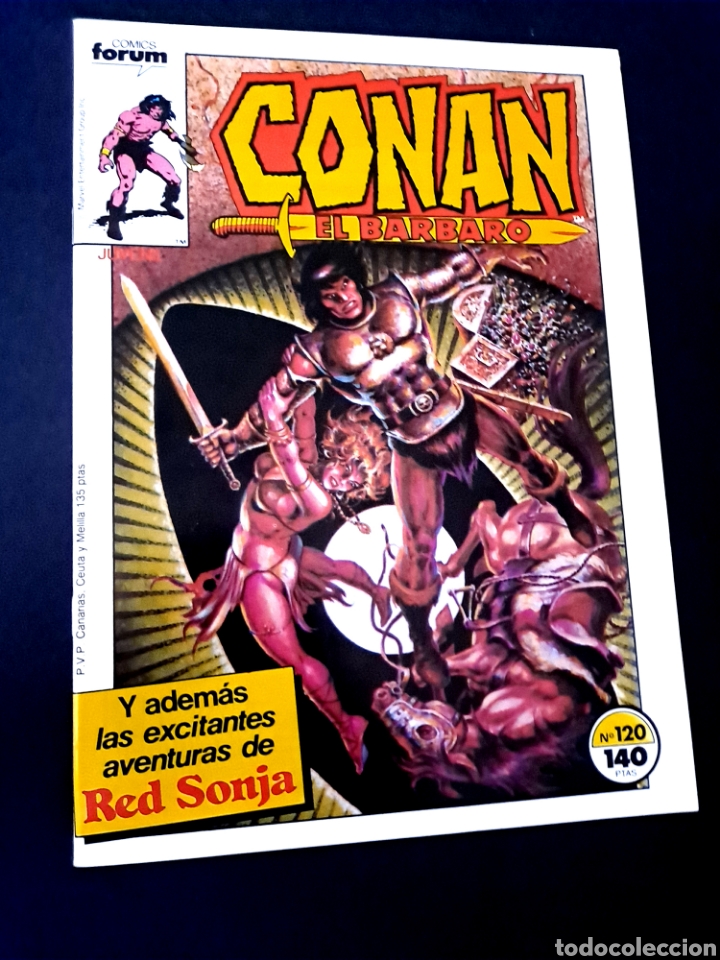 C&oacute;mics: EXCELENTE ESTADO CONAN EL BARBARO 120 FORUM COMICS GRAPA - Foto 1