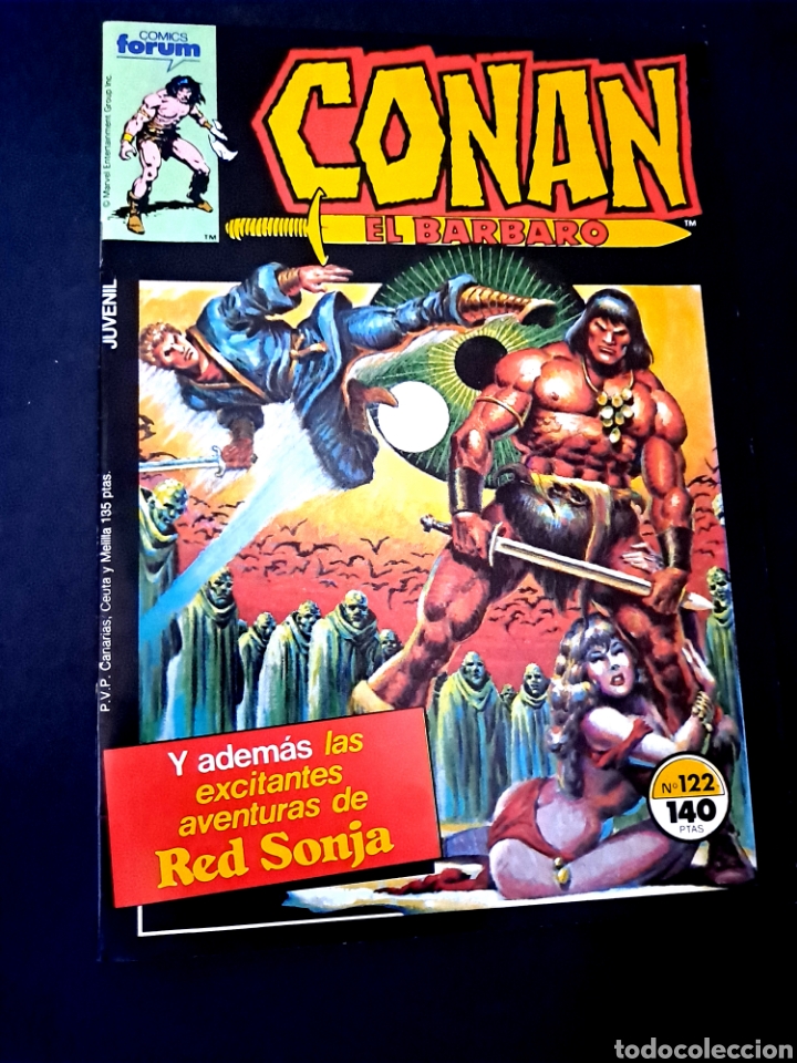 C&oacute;mics: EXCELENTE ESTADO CONAN EL BARBARO 122 FORUM COMICS GRAPA - Foto 1
