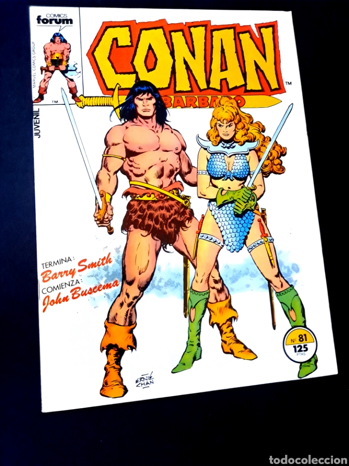 C&oacute;mics: EXCELENTE ESTADO CONAN EL BARBARO 81 FORUM COMICS GRAPA - Foto 1