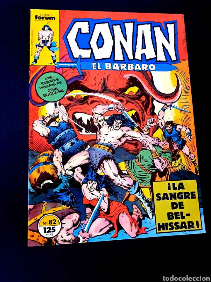 C&oacute;mics: EXCELENTE ESTADO CONAN EL BARBARO 82 FORUM COMICS GRAPA - Foto 1
