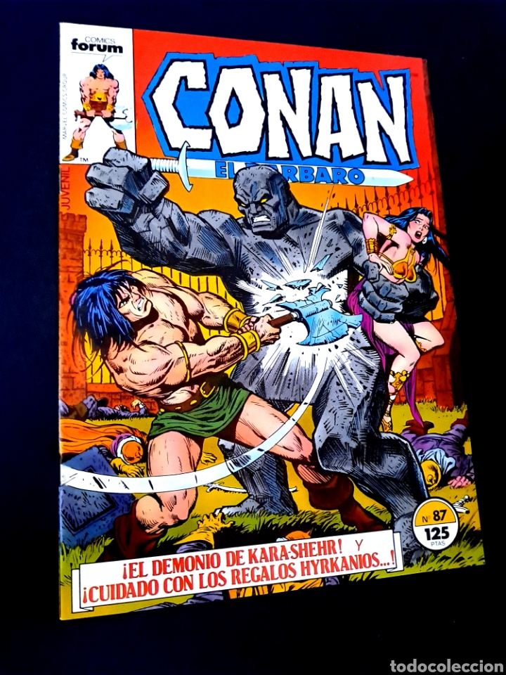 C&oacute;mics: EXCELENTE ESTADO CONAN EL BARBARO 87 FORUM COMICS GRAPA - Foto 1