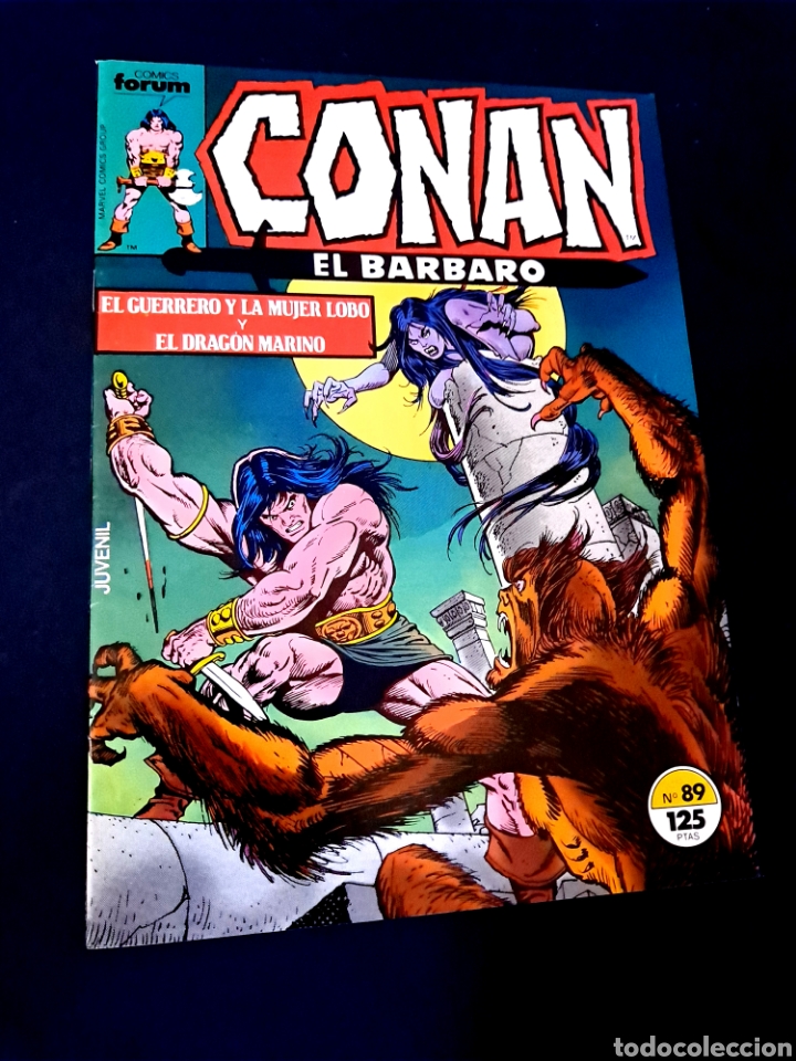C&oacute;mics: EXCELENTE ESTADO CONAN EL BARBARO 89 FORUM COMICS GRAPA - Foto 1
