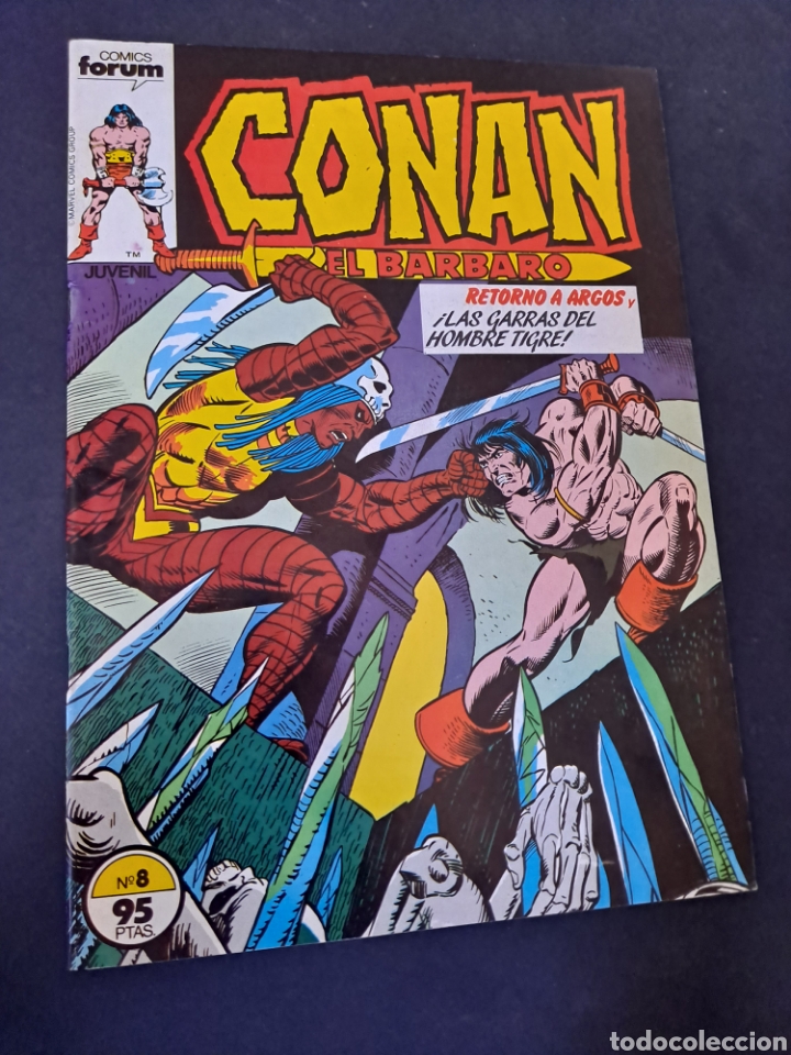 C&oacute;mics: EXCELENTE ESTADO CONAN EL BARBARO 8 FORUM COMICS GRAPA - Foto 1
