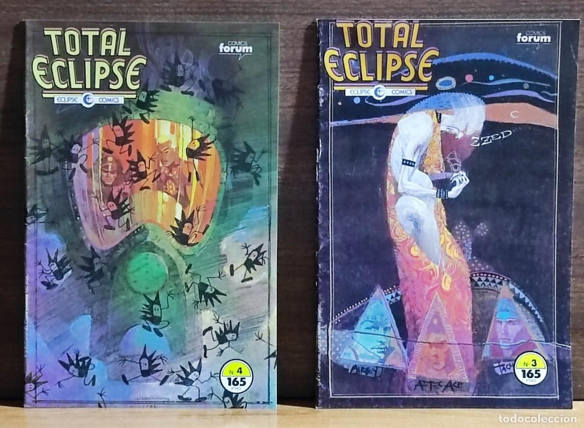 C&oacute;mics: TOTAL ECLIPSE DOS EJEMPLARES N&ordm; 3 Y 4 - 1990 EDITORIAL FORUM. - Foto 1