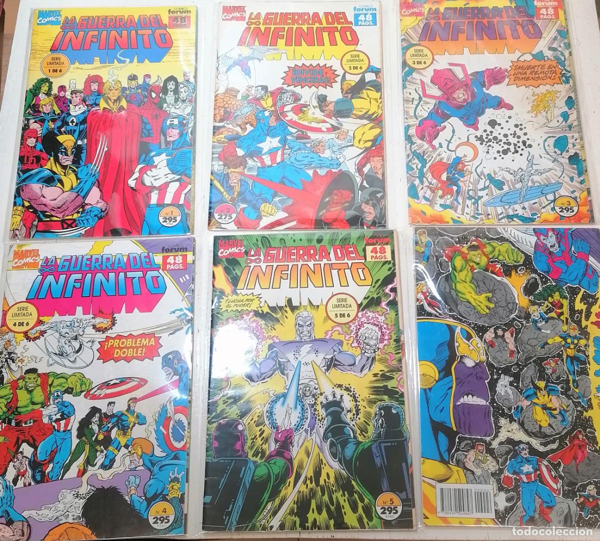 C&oacute;mics: Colecci&oacute;n guerra del infinito 6 numeros completa - Foto 1