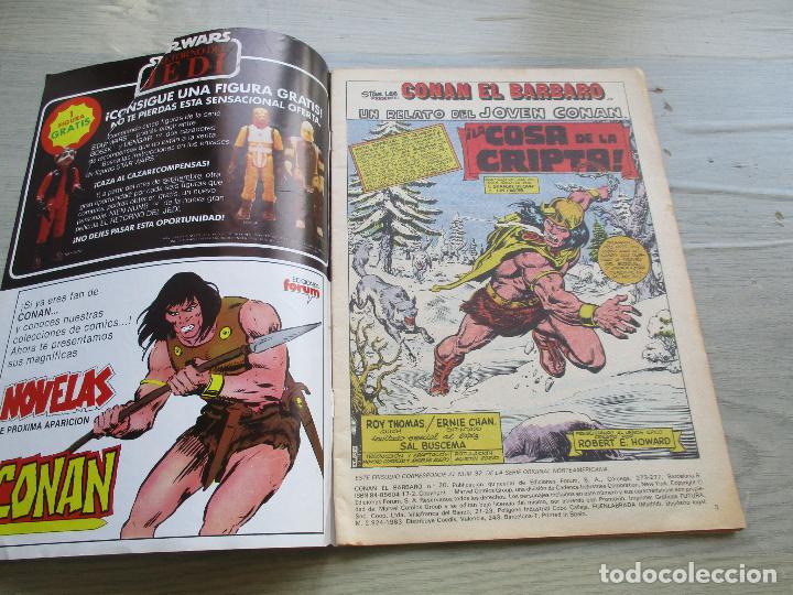C&oacute;mics: CONAN EL BARBARO, N&ordm;. 20- COMICS FORUM - 1983 - Foto 3