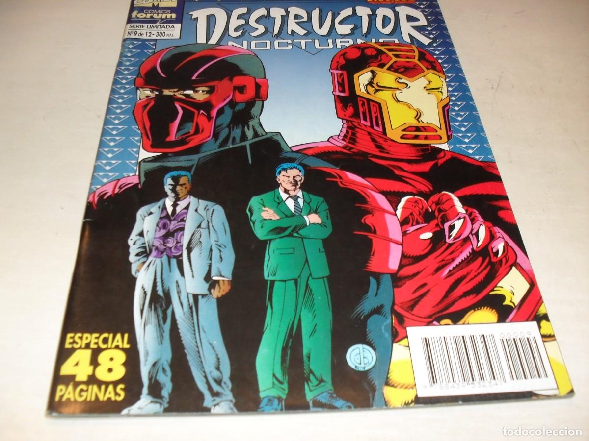 C&oacute;mics: DESTRUCTOR NOCTURNO 9 HEROE INVITADO IRON MAN ,(DE 12).FORUM,1994.DE KIOSKO - Foto 1