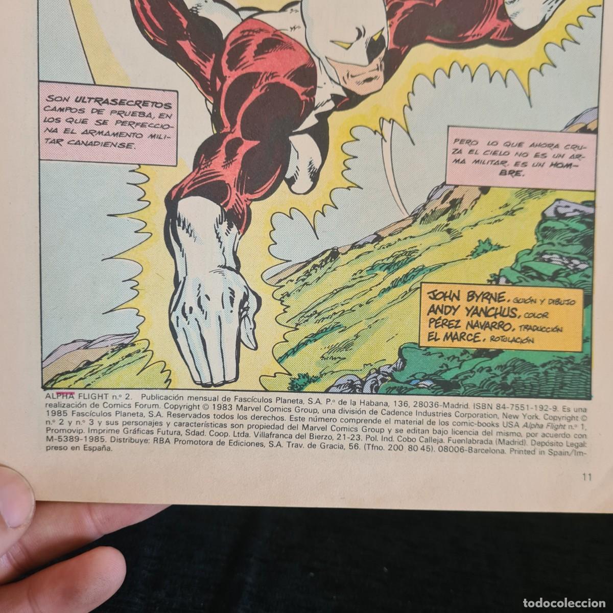 C&oacute;mics: ALPHA FLIGHT - N&ordm;2 - MARVEL - COMICS FORUM JUVENIL A&Ntilde;O 1985 / M-1057 - Foto 3