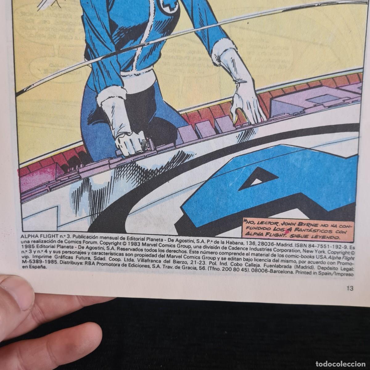 C&oacute;mics: ALPHA FLIGHT - N&ordm;3 - MARVEL - COMICS FORUM JUVENIL A&Ntilde;O 1985 / M-1058 - Foto 3
