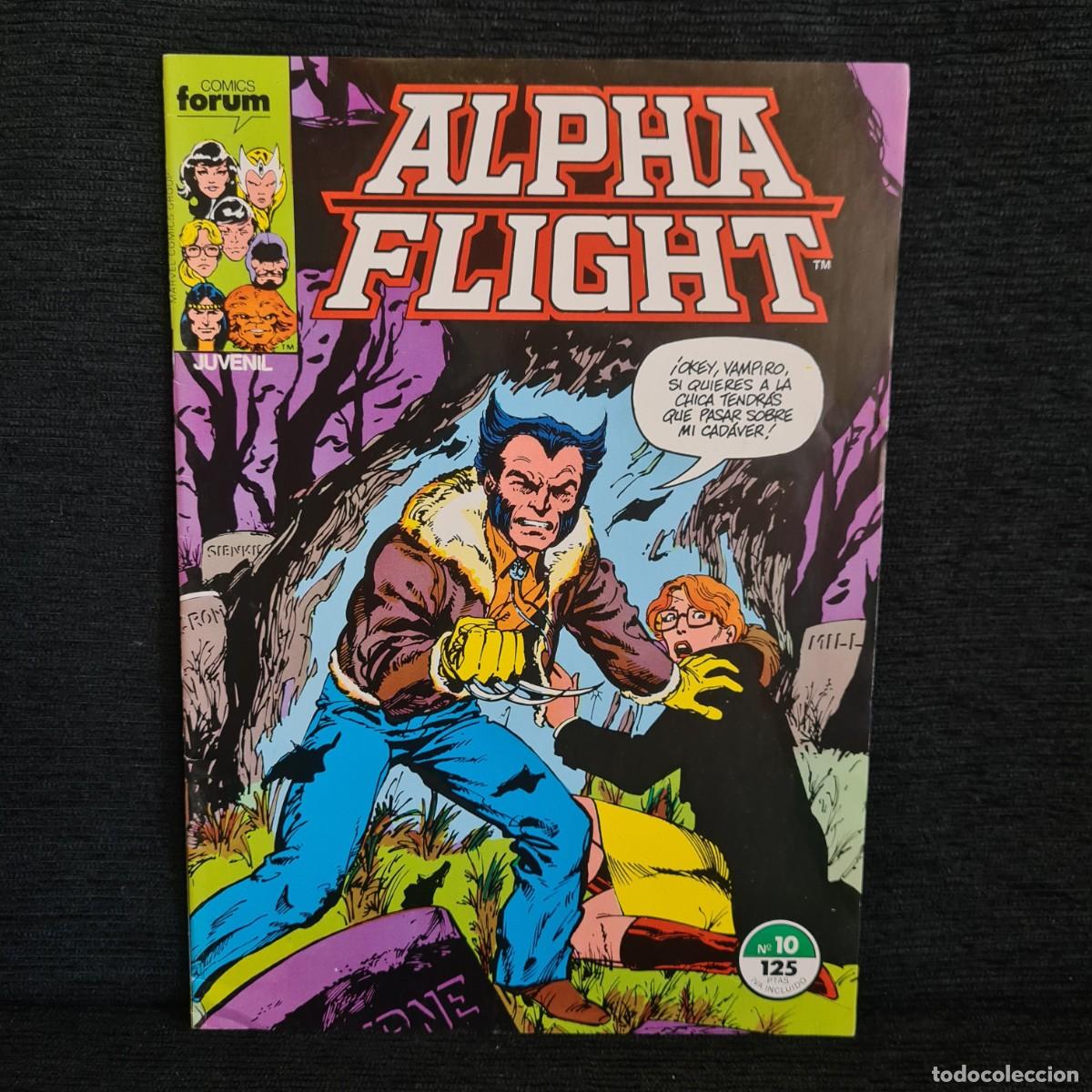C&oacute;mics: ALPHA FLIGHT - N&ordm;10 - MARVEL - COMICS FORUM JUVENIL A&Ntilde;O 1985 / M-1066 - Foto 1