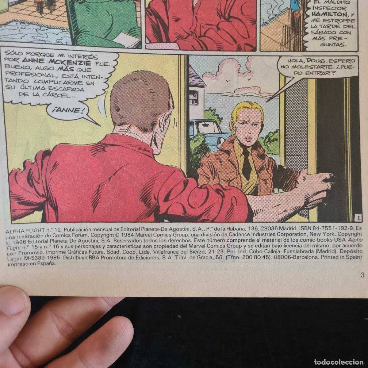 C&oacute;mics: ALPHA FLIGHT - N&ordm;12 - MARVEL - COMICS FORUM JUVENIL A&Ntilde;O 1985 / M-1069 - Foto 3