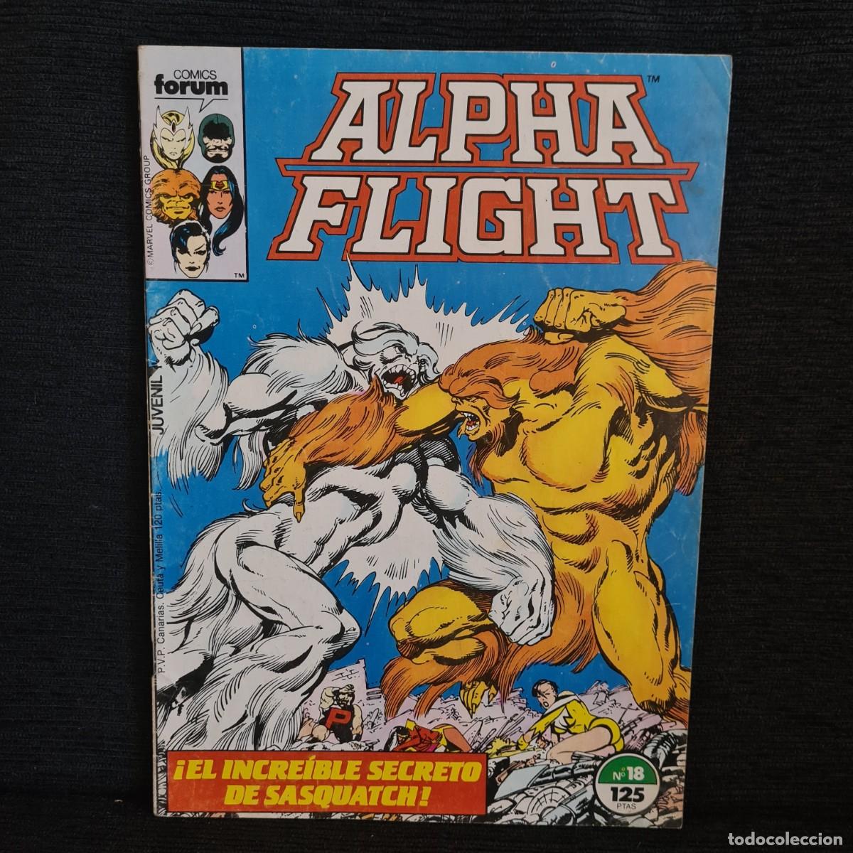C&oacute;mics: ALPHA FLIGHT - N&ordm;18 - MARVEL - COMICS FORUM JUVENIL A&Ntilde;O 1985 / M-1074 - Foto 1
