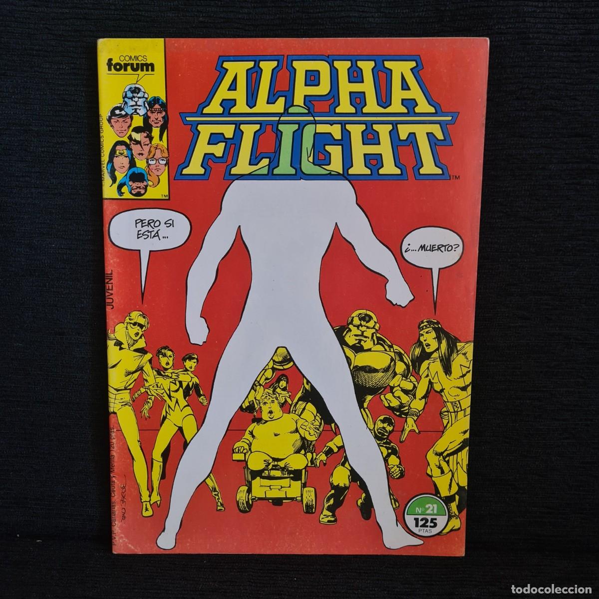 C&oacute;mics: ALPHA FLIGHT - N&ordm;21 - MARVEL - COMICS FORUM JUVENIL A&Ntilde;O 1985 / M-1077 - Foto 1